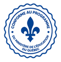 Conforme au programme du ministère de l'Éducation du Québec